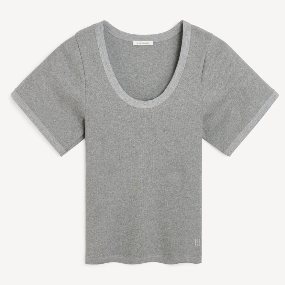 By Malene Birger Gray Lunai T-Shirt Size S